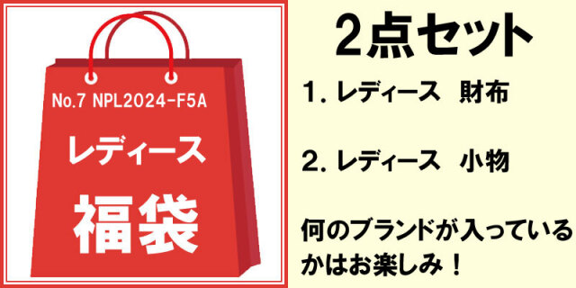 福袋2024レディース 「ブランド各種」5,500円　2点セット　NPL2024-F5A　No7